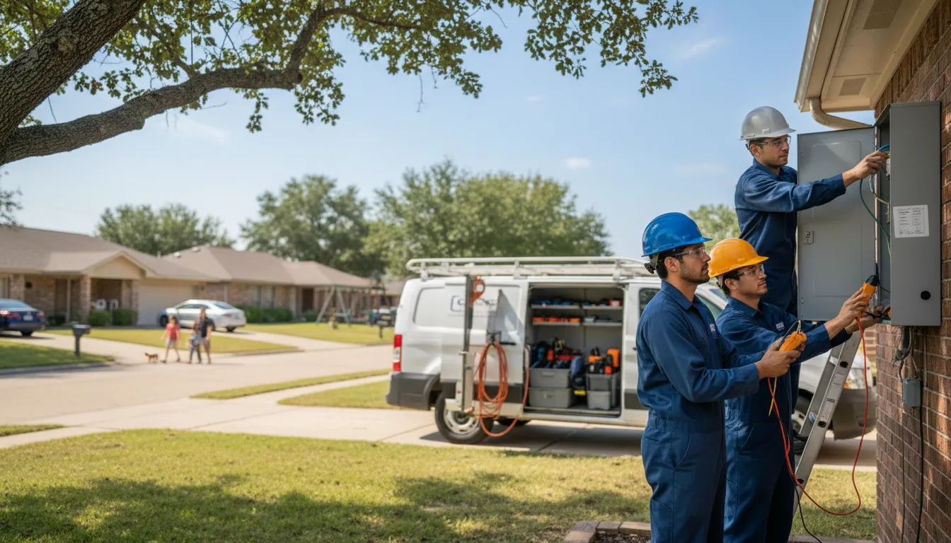 Certified electrician providing emergency electrical services in Offutt Afb, NE